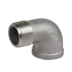 1" 150# 316 Stainless Steel Cast Threaded Street 90 Elbow Heavy