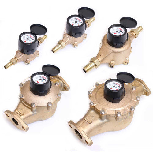 Vertical Installation NSF Approved Water Meter-D10 - Fittings N' Valves