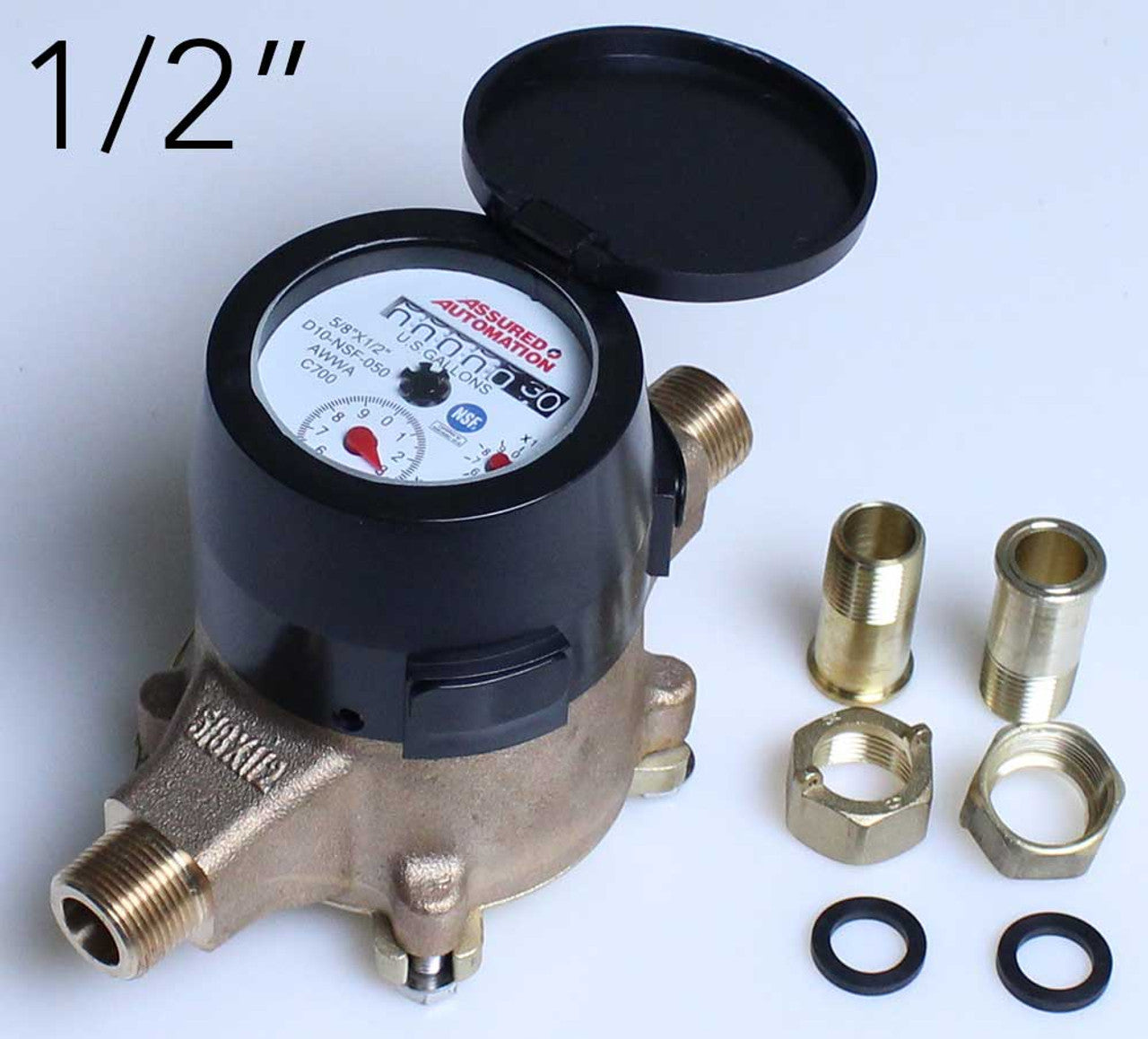 Vertical Installation NSF Approved Water Meter-D10 - Fittings N' Valves