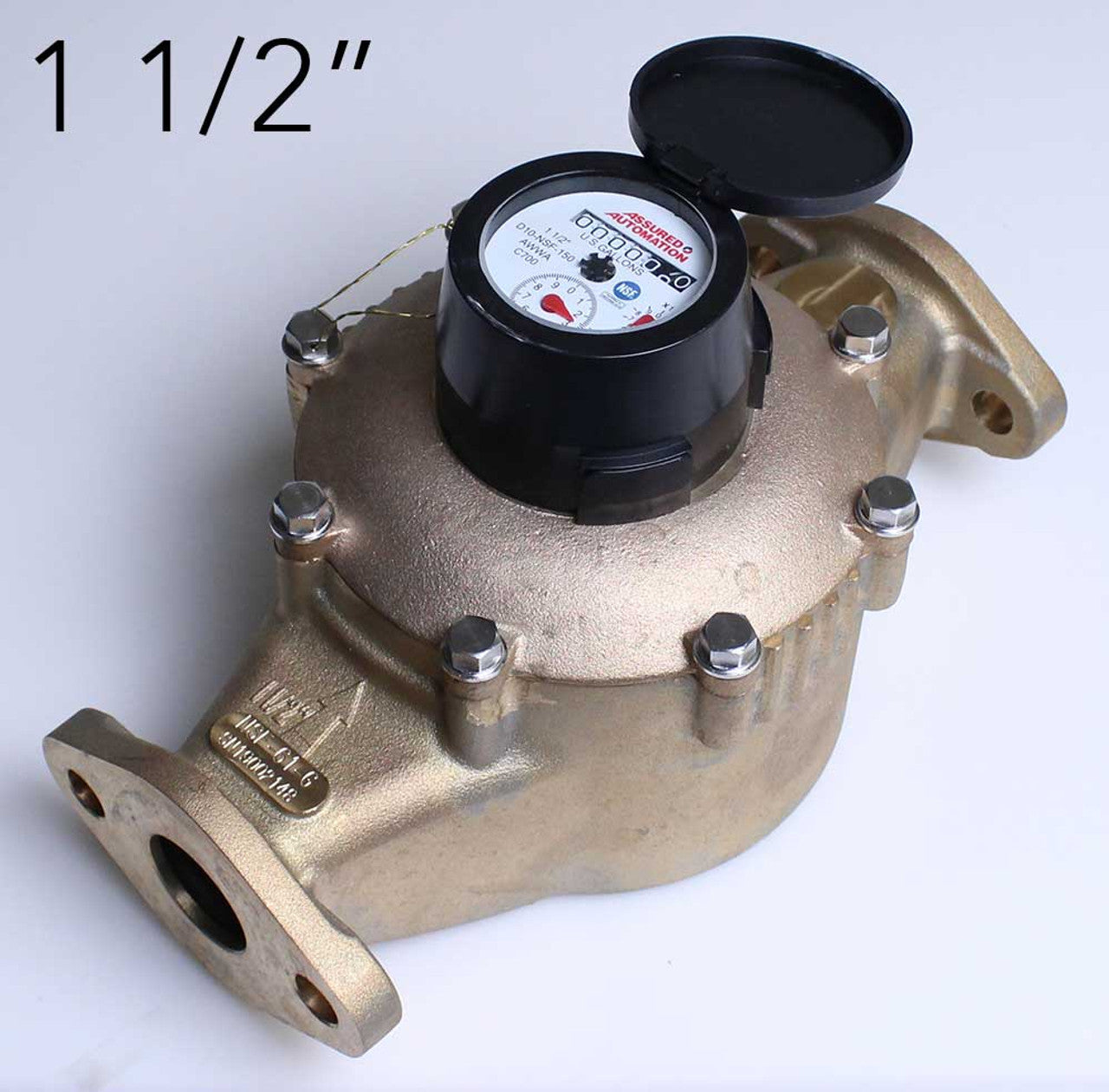 Vertical Installation NSF Approved Water Meter-D10 - Fittings N' Valves