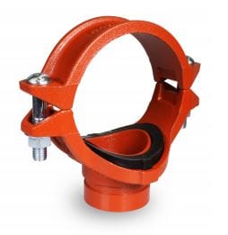 6" x 1-1/2" Grooved Mechanical Tee