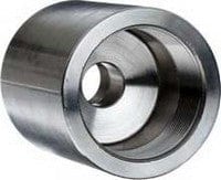 1-1/4" x 1/2" 3000# Forged Stainless Steel 304/L Socket Weld Reducing Coupling