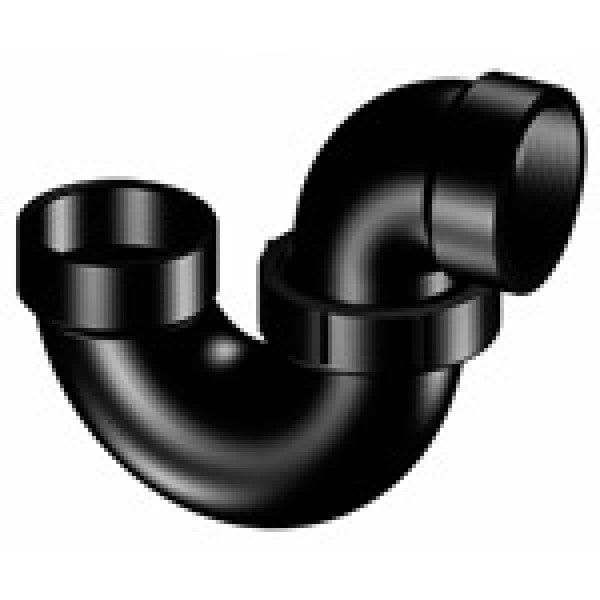 ABS P-Trap w/Union Joint - Hub x FIPT - 1-1/2" - Fittings N' Valves