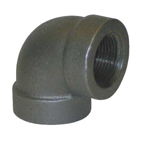 1" Black Iron 90° Elbow