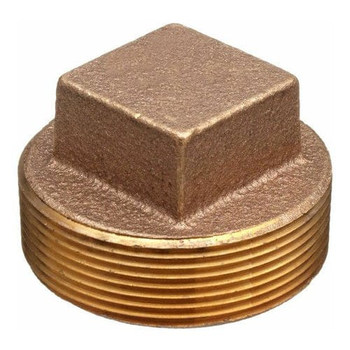 1" Brass Solid Plug (Lead Free)