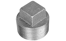 3/4" Black Malleable Solid Plugs