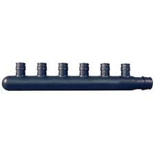 1" x 1" x 1/2" W/6 PORTS CLOSED POLY PEX MANIFOLD F 1960 EXPANSION