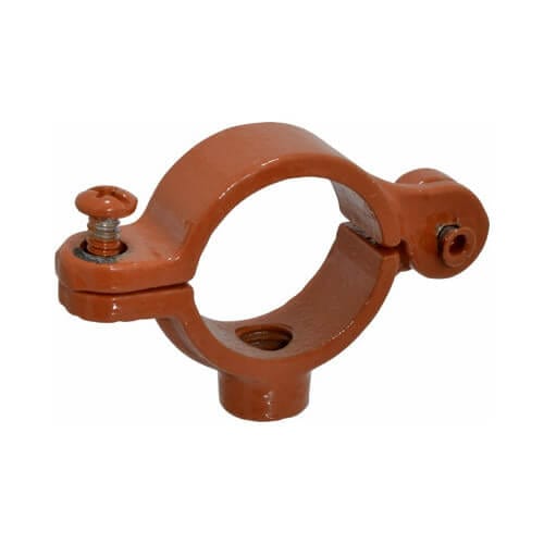 1/2" Copper Epoxy Coated Hinged Split Ring Hanger - CTS