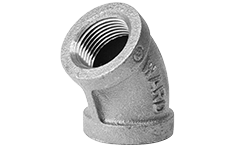 5" Galvanized 45° Elbow
