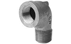 2" x 1-1/2" Galvanized 90° Street Elbow