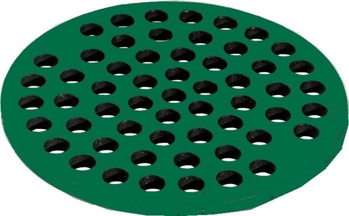 Prier P-325-514 5 1/4 Cast Iron Drain Cover (12 Pack)