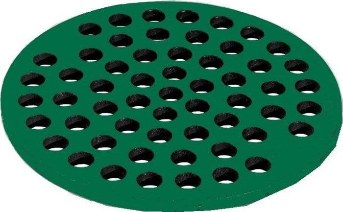 Prier 11" Cast Iron Drain Cover, 5/16" Thick