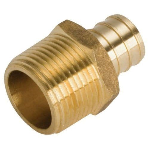 1-1/2" PEX x 1-1/2" Brass MIP Male Adapter (Lead Free)