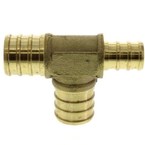 1" x 1/2" x 1" PEX Reducing Tee (Lead Free)