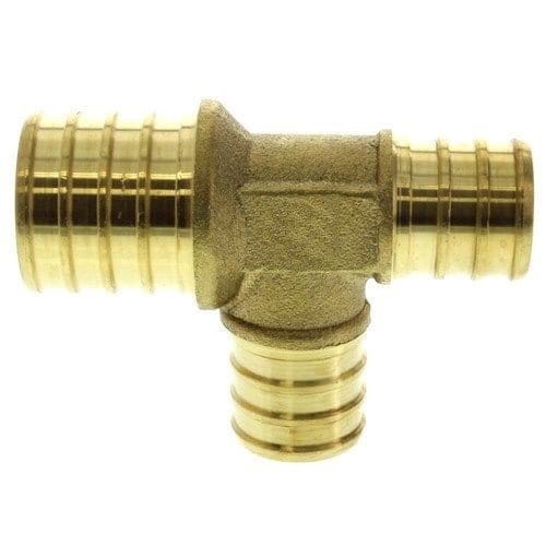 3/4" x 1/2" x 1/2" PEX Reducing Tee (Lead Free)
