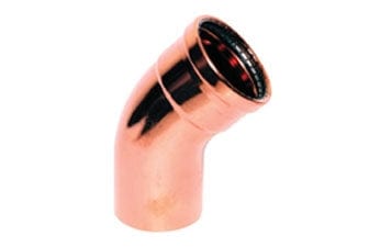 Press Copper Elbow 45°, P x FTG, 4'' x 4''