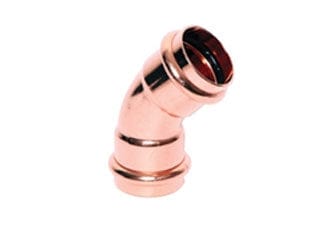 Press Copper Elbow 45°, 1-1/4'' x 1-1/4''