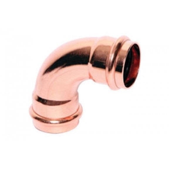 Press Copper Reducing Elbow 90°,  1'' x 1''