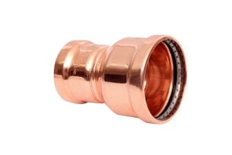 Press Copper Reducer, 2-1/2'' x 1-1/4''
