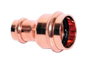 Press Copper Reducer, 2'' x 1-1/4''