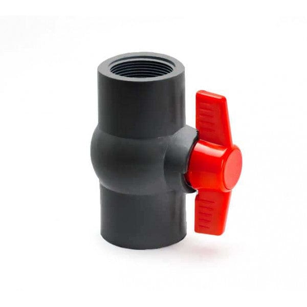 PVC Compact Ball Valve - Gray - FPT x FPT - 2" (24/Cs)