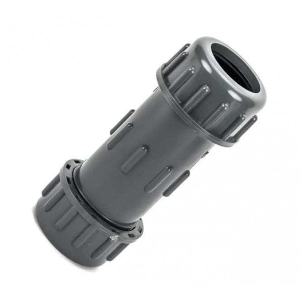 PVC Compression Coupling - Schedule 40 - Gray - Socket x Socket - 2-1/2" (20/Cs) - Fittings N' Valves