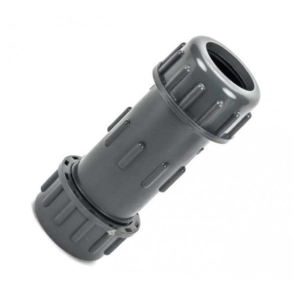 PVC Compression Coupling - Schedule 40 - Gray - Socket x Socket - 3" (12/Cs) - Fittings N' Valves