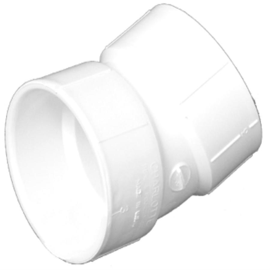 8" PVC DWV 22-1/2° Elbow H x H