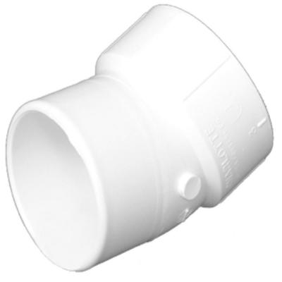 1-1/2" PVC DWV 22-1/2° Elbow SPG x H