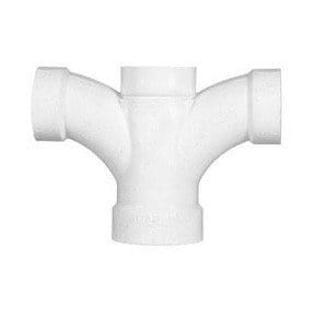 3" PVC DWV Double Fixture - Fittings N' Valves