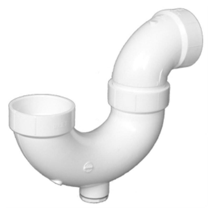 2" PVC DWV P-Trap W/Cleanout