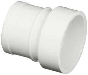 2" PVC DWV No Hub Adapter