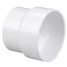 4" PVC DWV Adapter Coupling