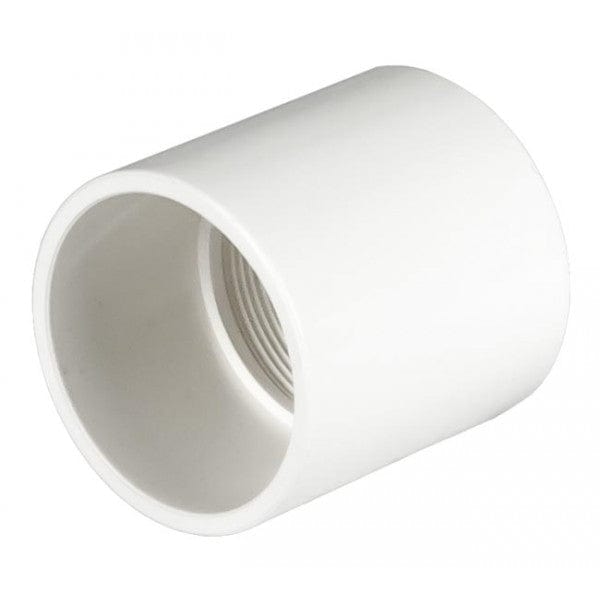 PVC Female Adapter - Schedule 40 - White - Socket x FPT - 2" (50/Cs)