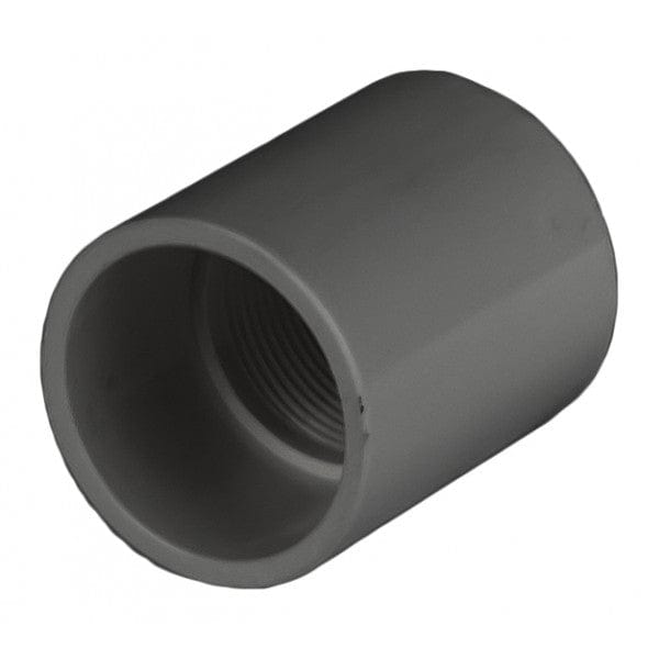 PVC Female Adapter - Schedule 80 - Gray - Socket x FPT - 1-1/4" (99/Cs)