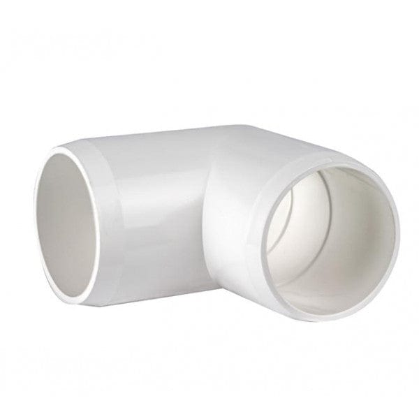 PVC Furniture Grade 90-Degree Elbow - White - 1"