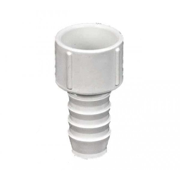 PVC Insert Adapter - White - Barb x Socket - 3/4"