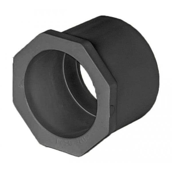 PVC Reducer Bushing - Schedule 80 - Gray - Spigot x Socket - 2" x 1-1/2" (80/Cs)