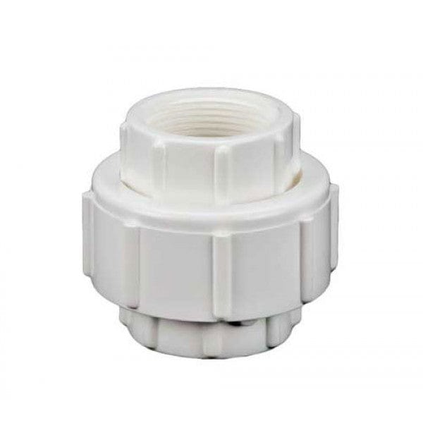 PVC Union - Schedule 40 - White - FPT - 4" (8/Cs) - Fittings N' Valves