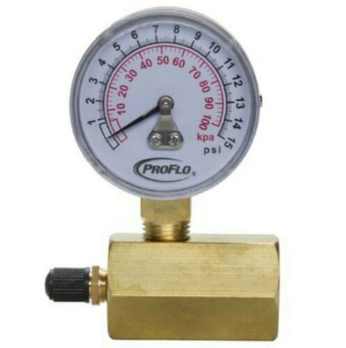 2 in. Gas Test Gauge Assembly 0-15, 30, 60, 100 PSI