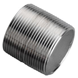 1/8" X Close 316/316L Seamless Stainless Steel Nipples - Heavy Duty Schedule 80