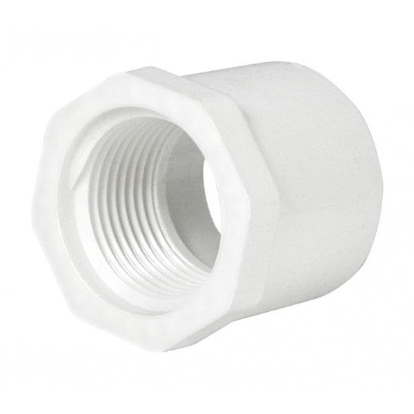 PVC Reducer Bushing Schedule 40 - Spigot x Thread - 1-1/4Inch x 1/2" (25/Cs) - Fittings N' Valves