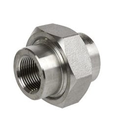 2" 3000# Threaded Union Forged Carbon Steel