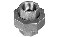 2-1/2" Black Malleable Union