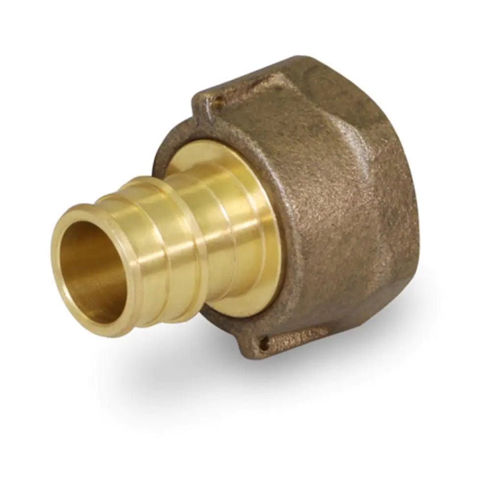 1" PEX F1807 X 1-1/4" FIP Water Meter Coupling W/ Washer