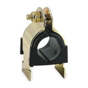 2-1/8" Yellow Zinc Strut Cushion Clamp