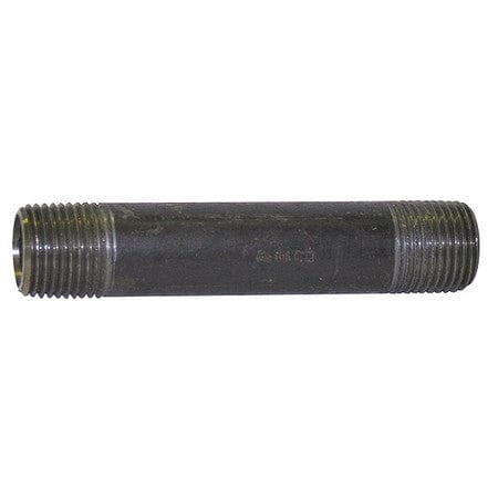 1/2" x 6" Black Pipe Nipple