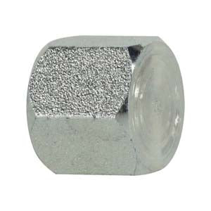 Cap Nut, 1/4 in Female JIC, Steel