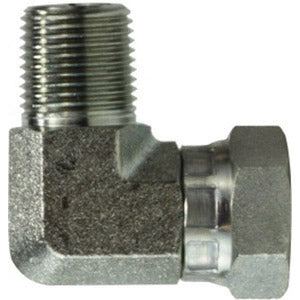90-deg Swivel Elbow, 1-1/4-in Male NPTF x 1-1/4-in Female NPSM Swivel, Steel