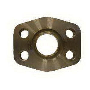 Flange Pad, 1-5/8 in Code 61 Flange x 1-1/4 in Code 61 Flange, Steel